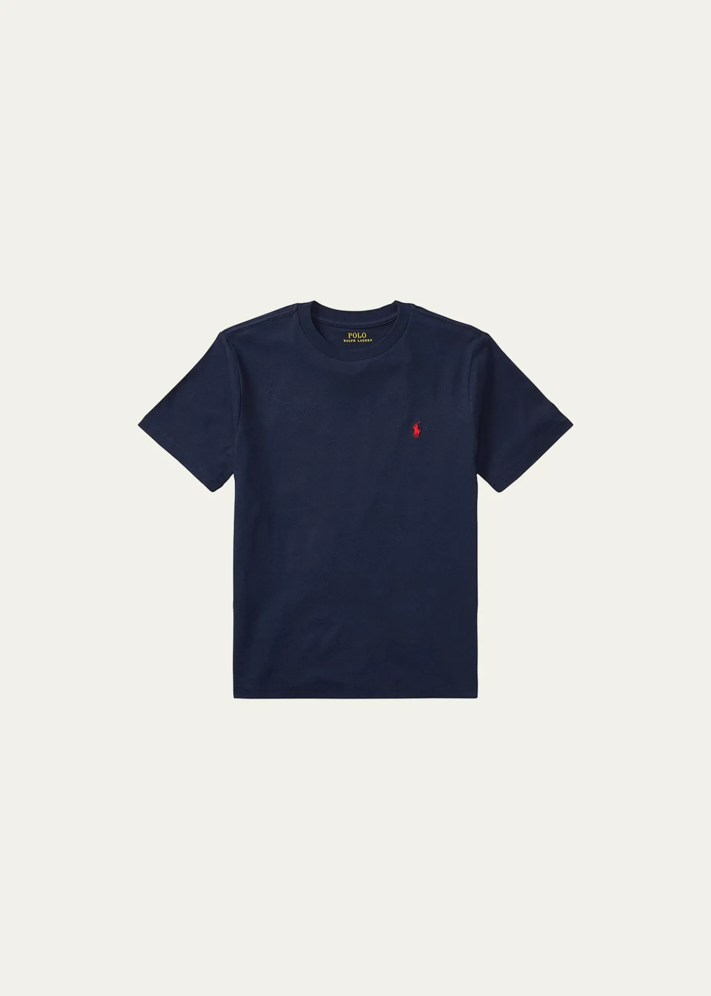 Polo Ralph LaurenBoy's Cotton Jersey Crewneck Tee, Size S-XL