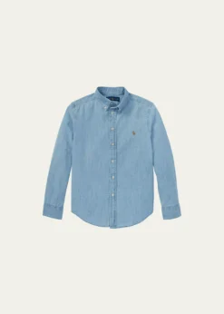 Polo Ralph LaurenBoy's Woven Chambray Shirt, Size S-XL