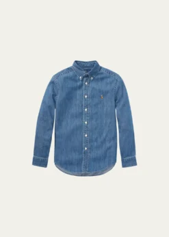Polo Ralph LaurenBoy's Woven Chambray Shirt, Size S-XL