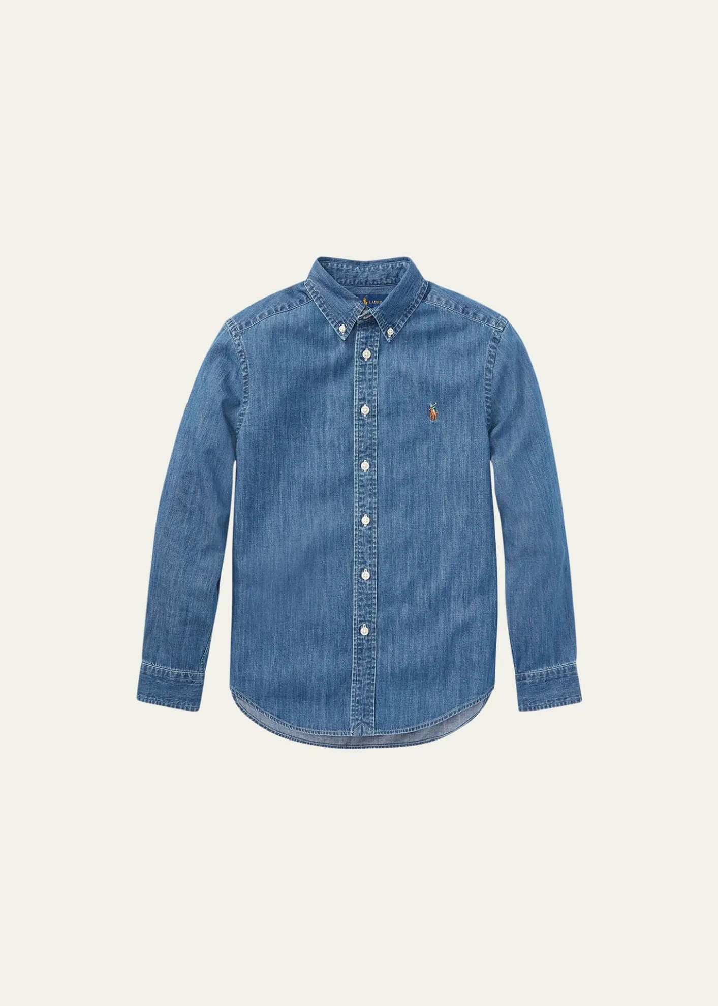 Polo Ralph LaurenBoy's Woven Chambray Shirt, Size S-XL