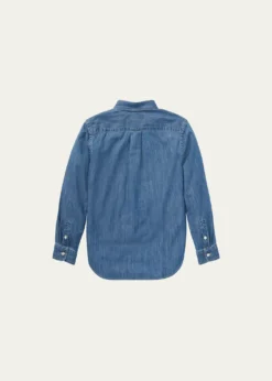 Polo Ralph LaurenBoy's Woven Chambray Shirt, Size S-XL