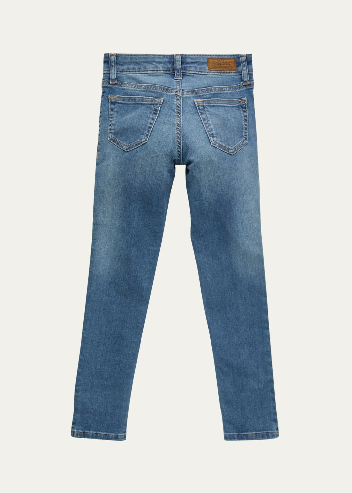 Polo Ralph LaurenGirl's Aubrie Light Wash Jeggings, Size 7-14