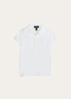 Polo Ralph LaurenGirl's Logo Embroidered Short-Sleeve Polo Shirt, Size 2-6X