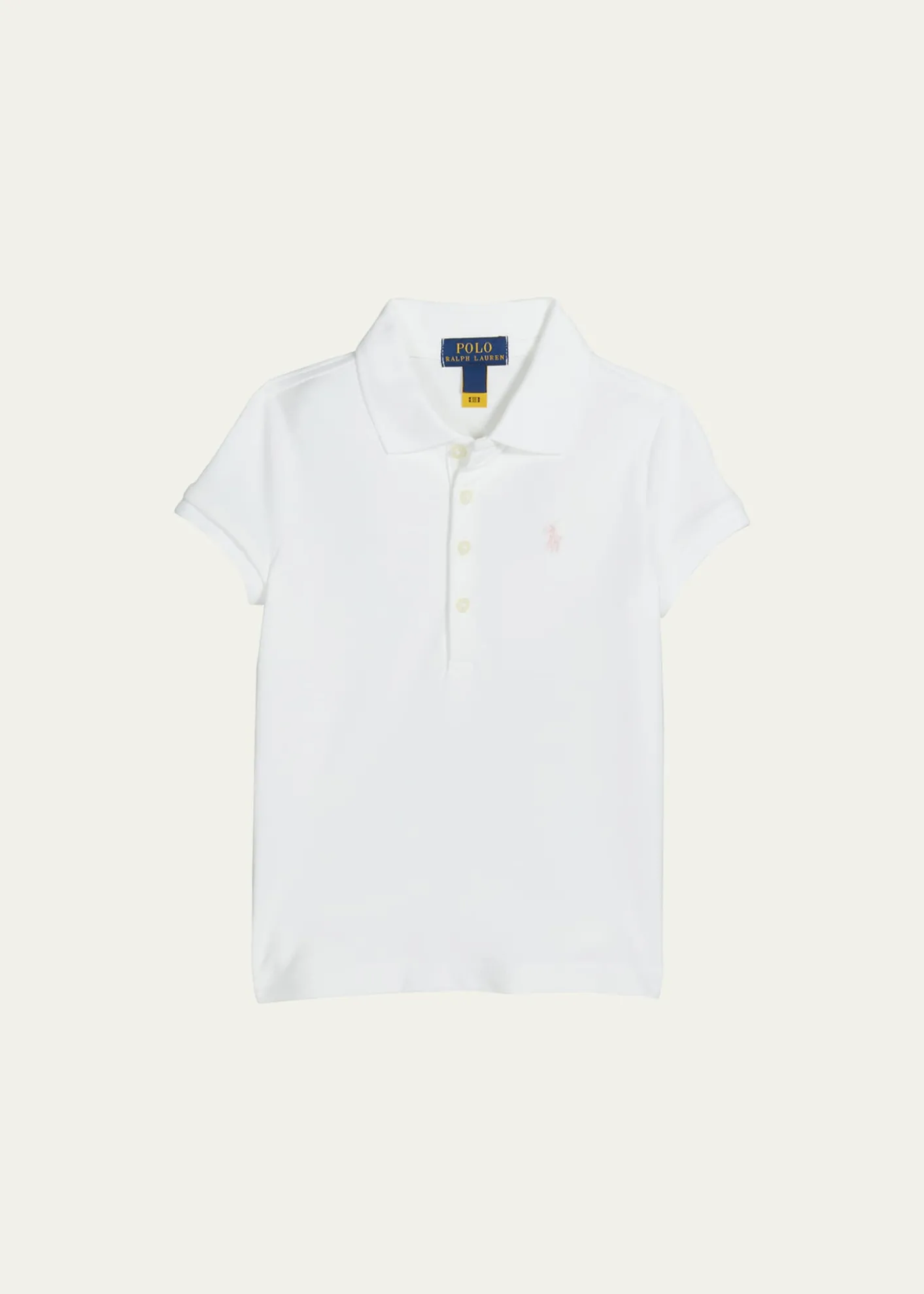 Polo Ralph LaurenGirl's Logo Embroidered Short-Sleeve Polo Shirt, Size 2-6X