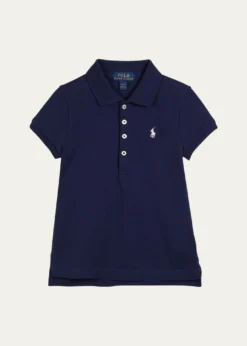 Polo Ralph LaurenGirl's Logo Embroidered Short-Sleeve Polo Shirt, Size 2-6X