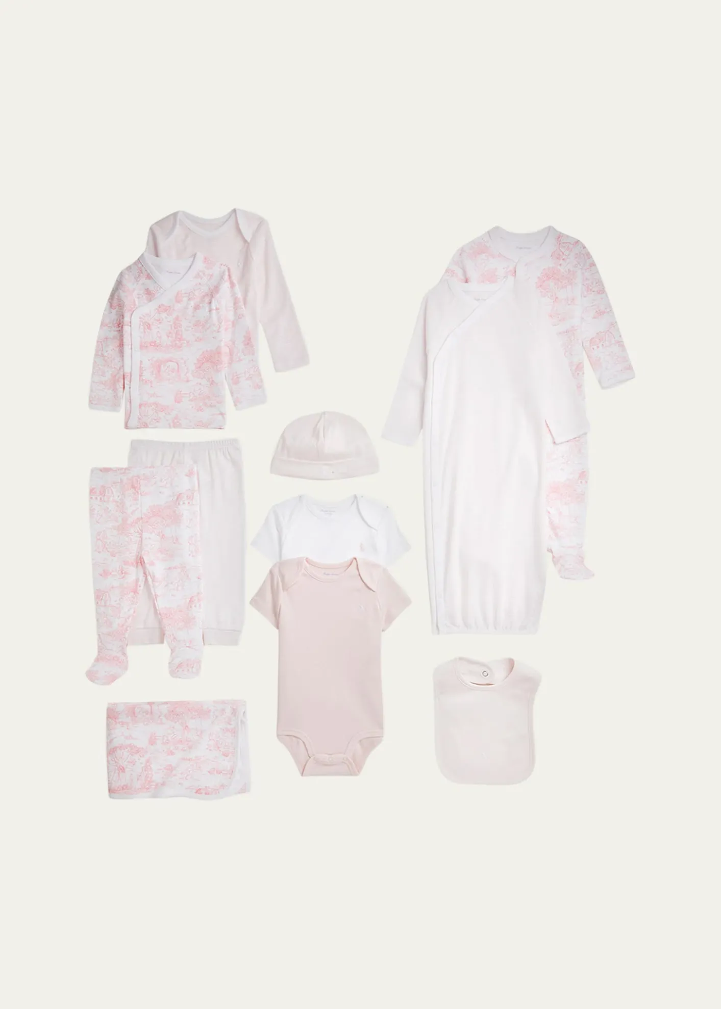 Polo Ralph LaurenKid's 11-Piece Cotton Interlock Gift Set, Size Newborn-9M
