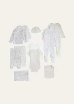 Polo Ralph LaurenKid's 11-Piece Cotton Interlock Gift Set, Size Newborn-9M