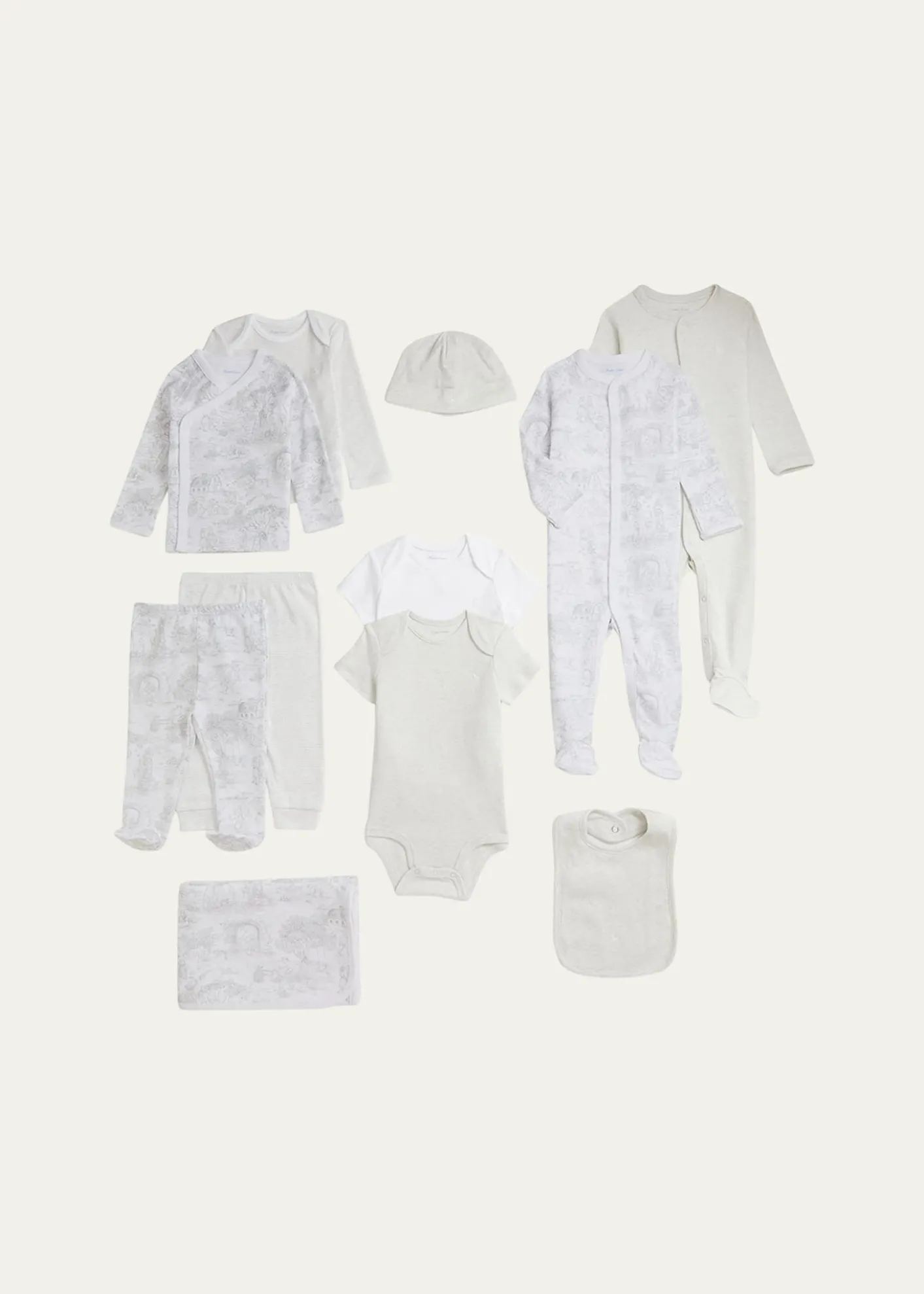 Polo Ralph LaurenKid's 11-Piece Cotton Interlock Gift Set, Size Newborn-9M