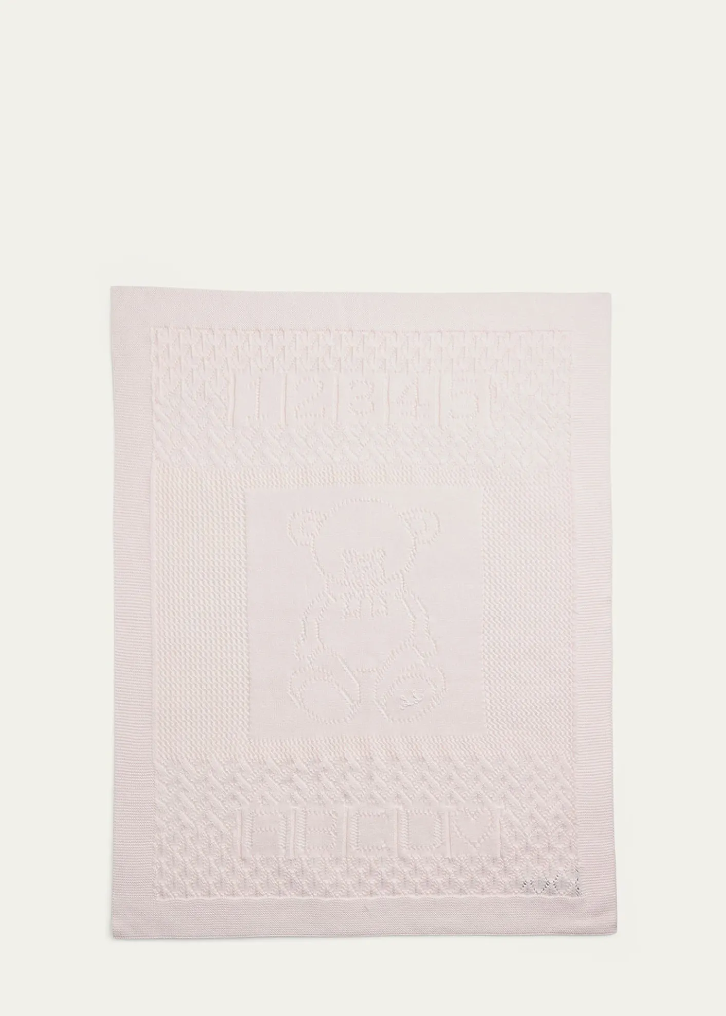 Polo Ralph LaurenKid's Pointelle Teddy Bear Blanket
