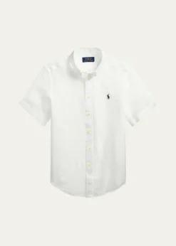 Polo Ralph LaurenLittle Boy's & Boy's Linen Short-Sleeve Shirt