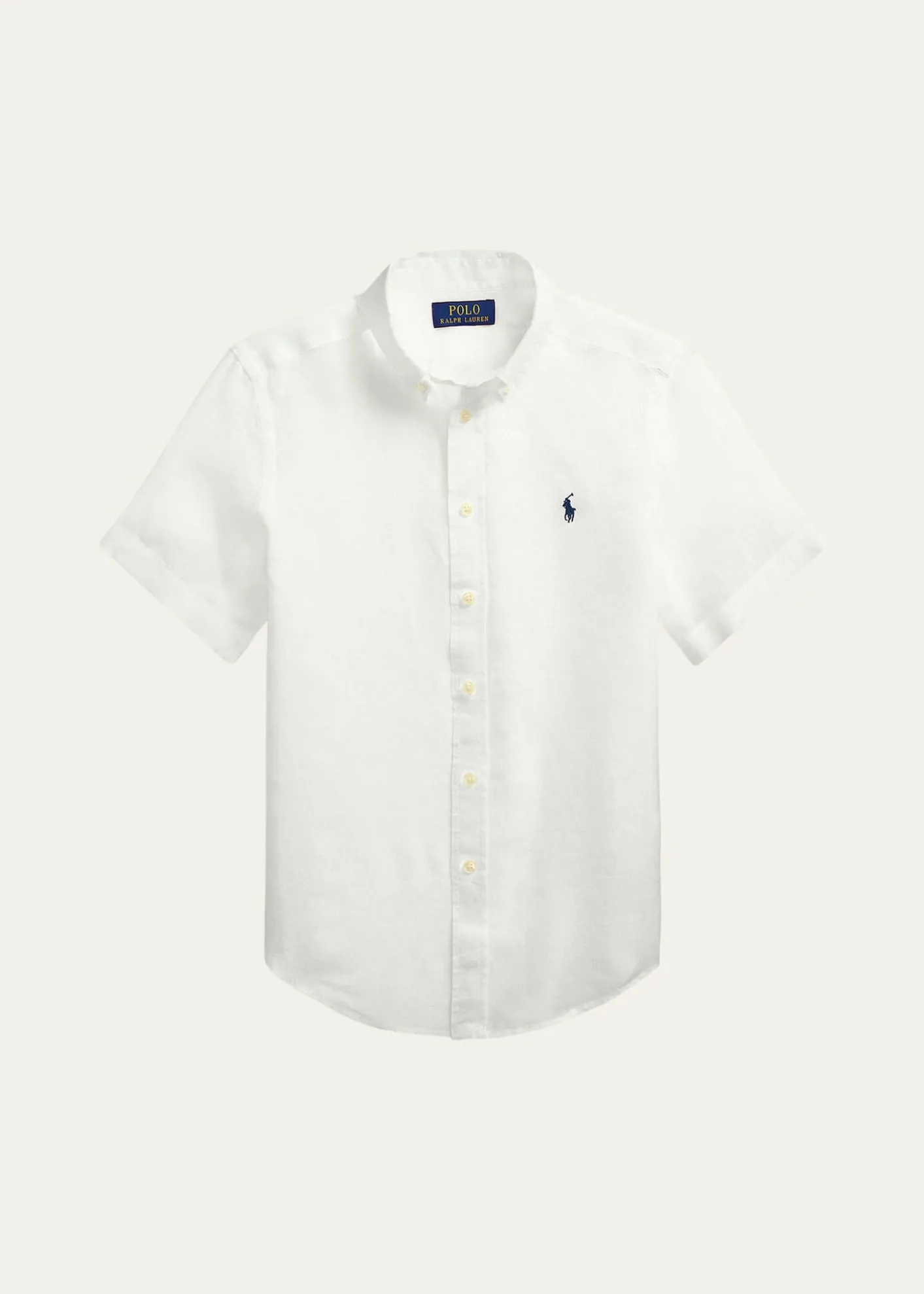 Polo Ralph LaurenLittle Boy's & Boy's Linen Short-Sleeve Shirt