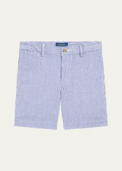 Polo Ralph LaurenLittle Boy's & Boy's Stretch Cotton Seersucker Short