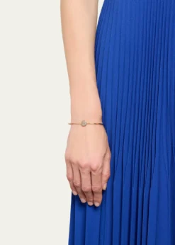 Pomellato Sabbia Brown Diamond Station Bracelet in 18K Rose Gold