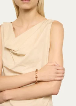 PomellatoIconica 18K Rose Gold Cross Bar Link Bracelet