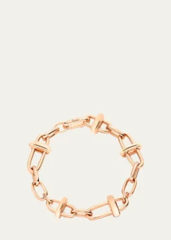 PomellatoIconica 18K Rose Gold Cross Bar Link Bracelet
