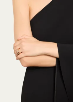PomellatoIconica Dome Ring with Fancy Set Colored Stones