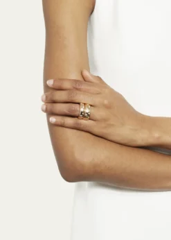PomellatoIconica 18K Rose Gold Medium Band Ring with Diamonds