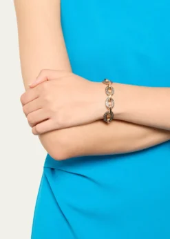 Pomellato18K Catene Brown Diamond Link Bracelet