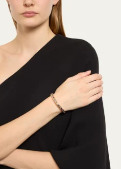 Pomellato18K Rose Gold Iconica Bangle Bracelet with Various Stones