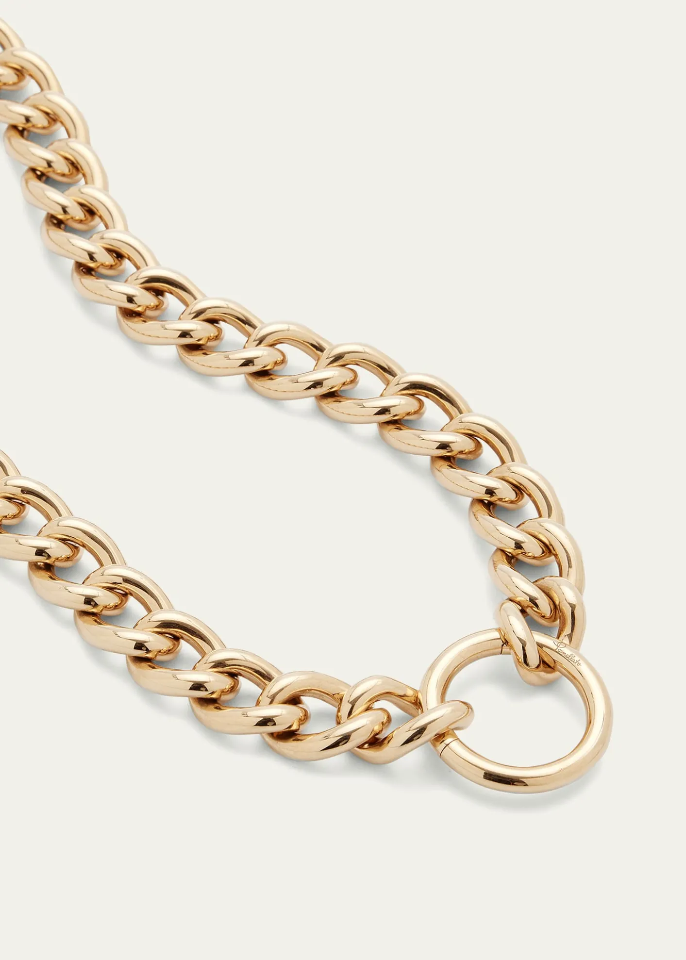 Pomellato18K Rose Gold Catene Circle Clasp Necklace