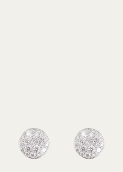 Pomellato18K Rose Gold Sabbia Stud Earrings with Diamonds