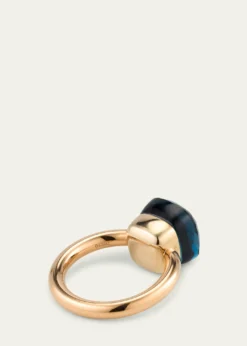 PomellatoNudo Classic 18K Rose Gold London Blue Topaz Ring