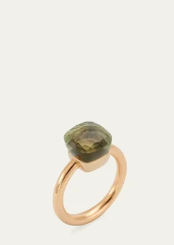 PomellatoNudo Classic 18k Rose Gold Prasiolite Ring