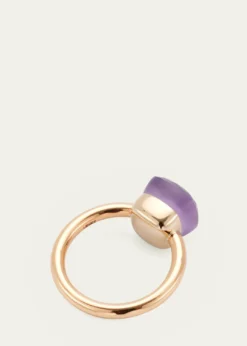 PomellatoNudo Gele Classic 18k Gold Amethyst Ring