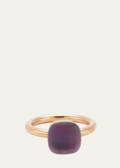 PomellatoNudo Gele Classic 18k Gold Amethyst Ring
