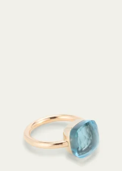 PomellatoNudo Solitaire Ring with Sky Blue Topaz