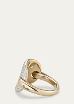 PomellatoSabbia 18k White Gold and Diamond Ring