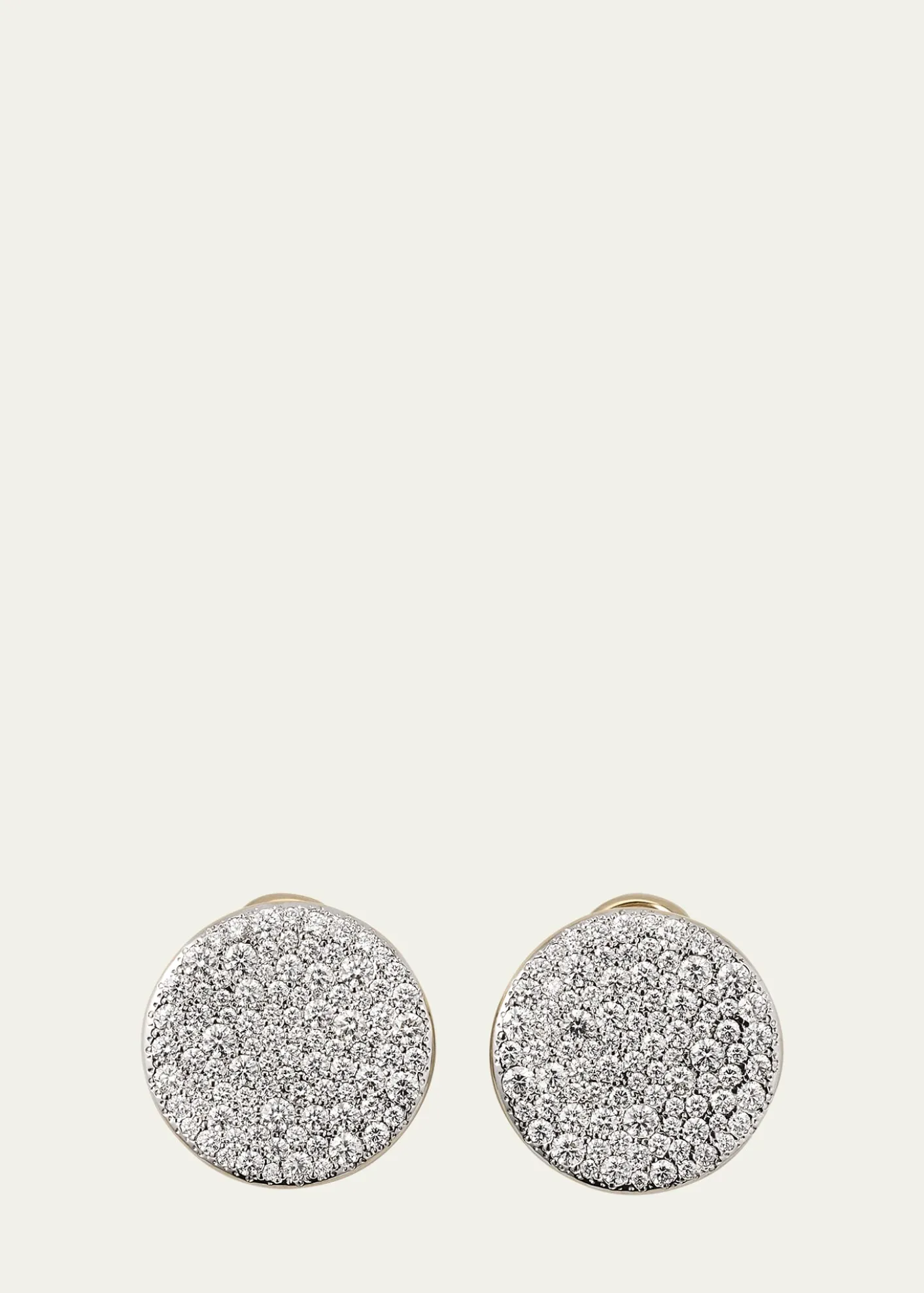 PomellatoSabbia 18k White Gold and Diamond Earrings