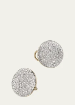 PomellatoSabbia 18k White Gold and Diamond Earrings