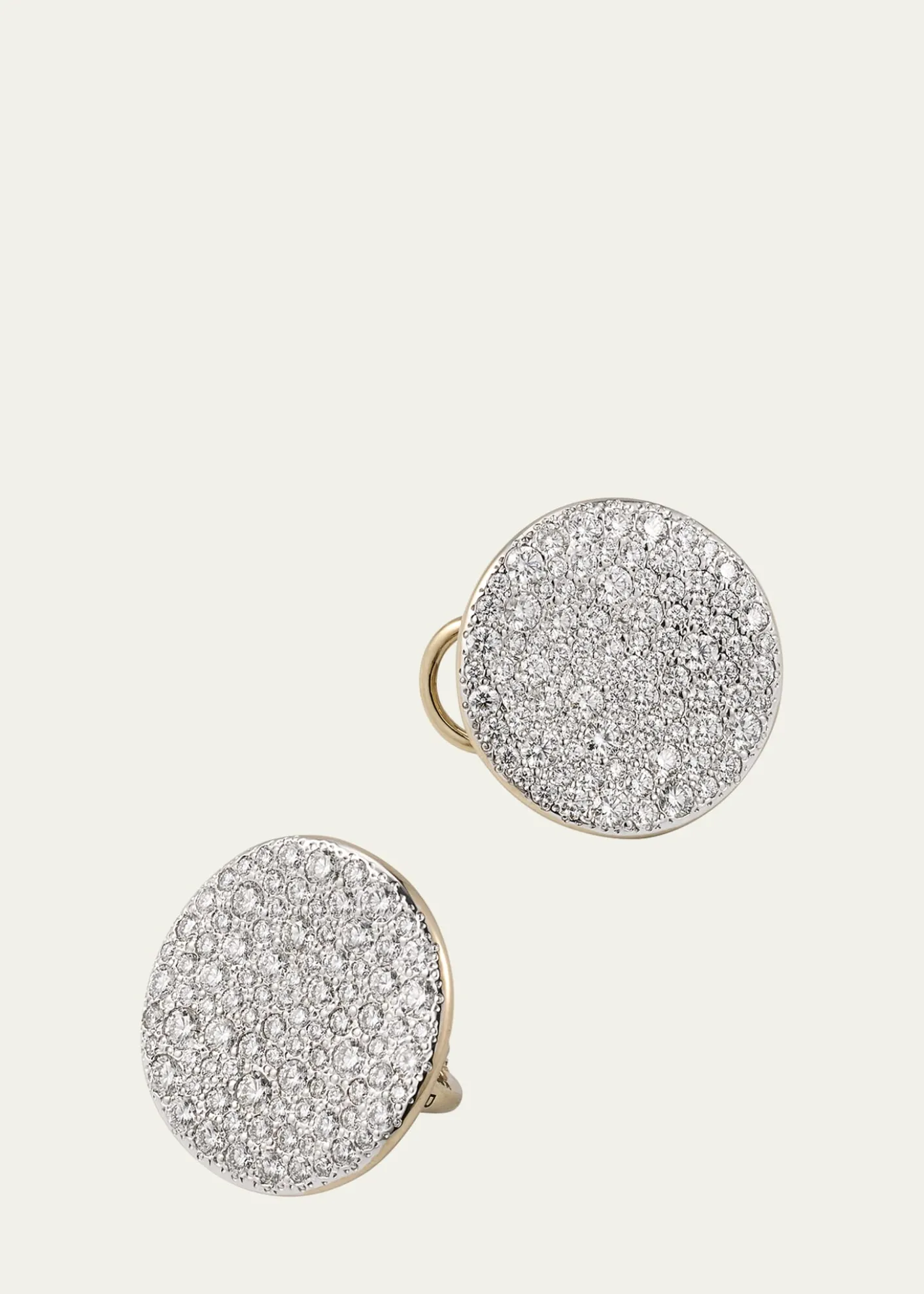 PomellatoSabbia 18k White Gold and Diamond Earrings