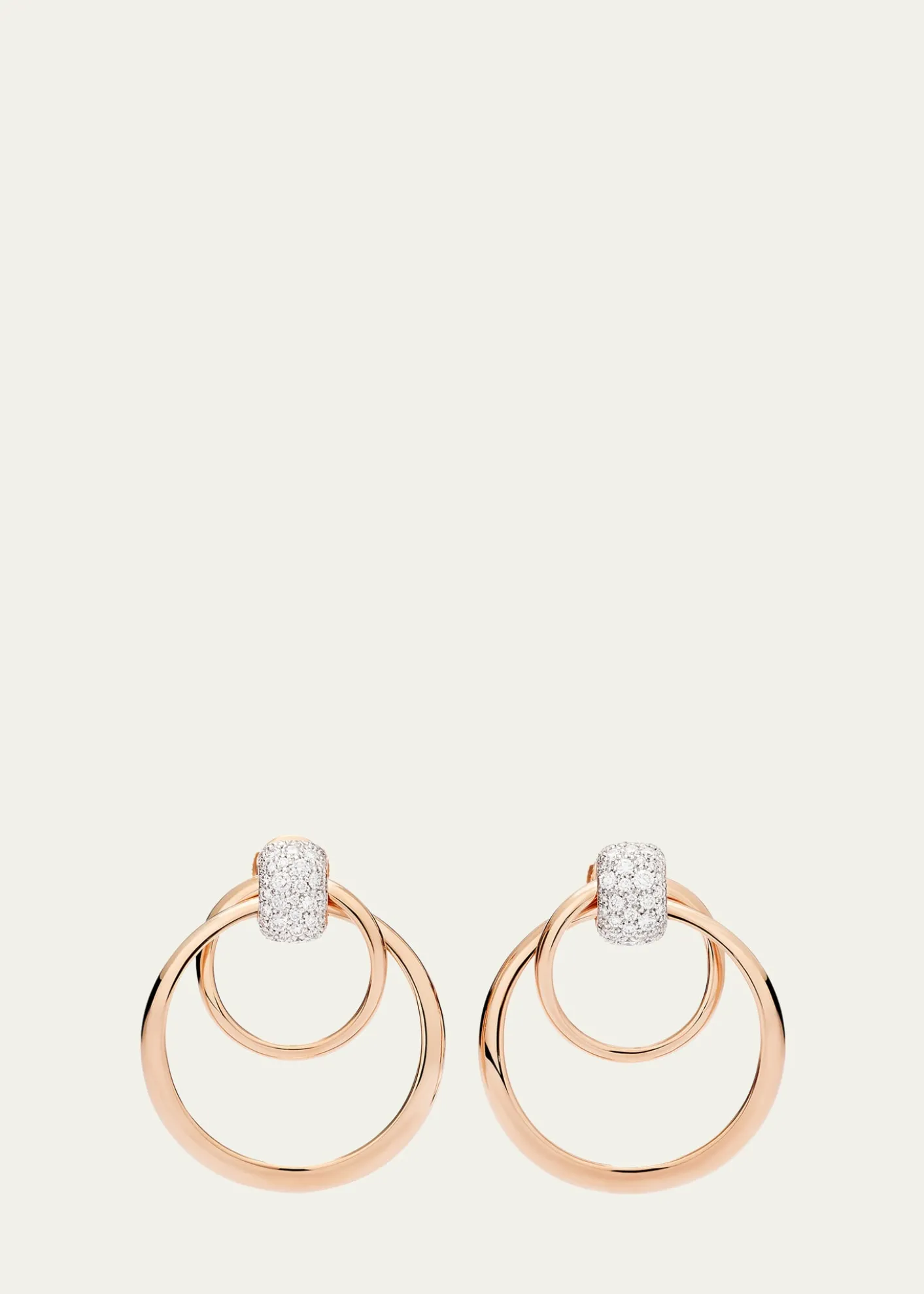 PomellatoTogether 18K Rose Gold Diamond Earrings
