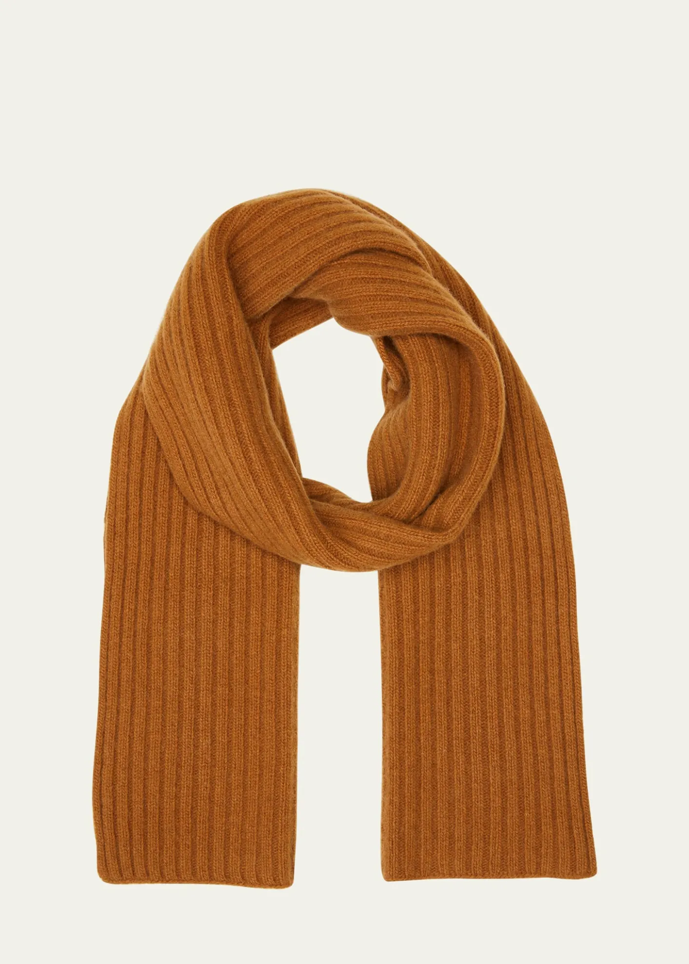 PortolanoRibbed Cashmere Scarf