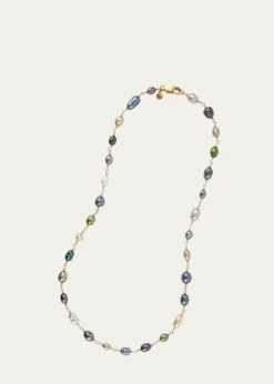 Presley OldhamTrail Mix Necklace with Multicolor Pearls