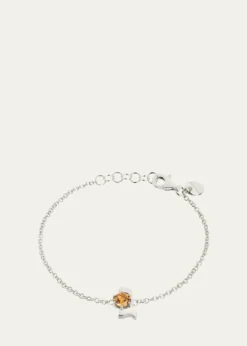 Procaccia Jewelry18K Gold Hebrew GIMEL Initial Bracelet