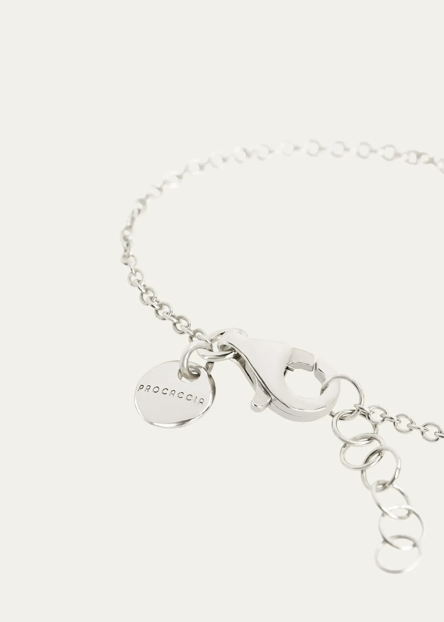 Procaccia Jewelry18K Gold Hebrew MEM Initial Bracelet
