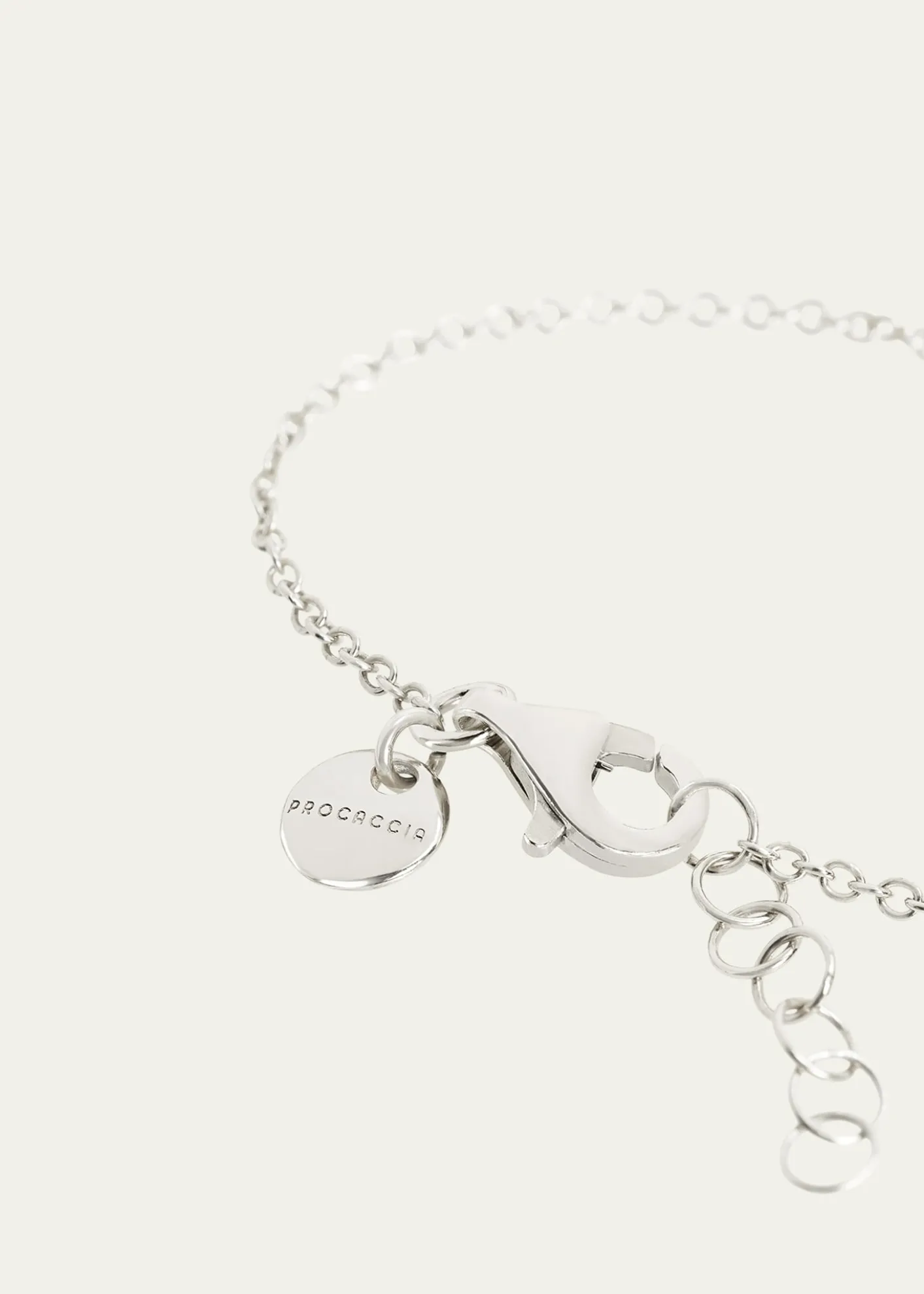 Procaccia Jewelry18K Gold Hebrew SAMECH Initial Bracelet