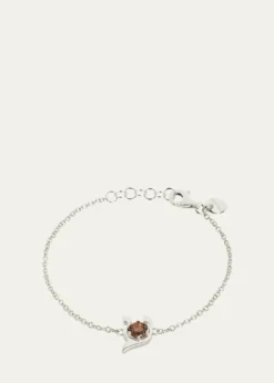 Procaccia Jewelry18K Gold Hebrew AYN Initial Bracelet