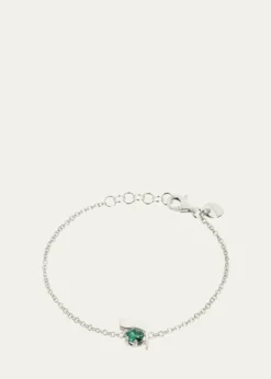 Procaccia Jewelry18K Gold Hebrew RESH Initial Bracelet