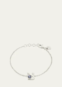 Procaccia Jewelry18K Gold Hebrew ZADI Initial Bracelet