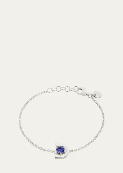 Procaccia Jewelry18K Gold Hebrew KHAF Initial Bracelet