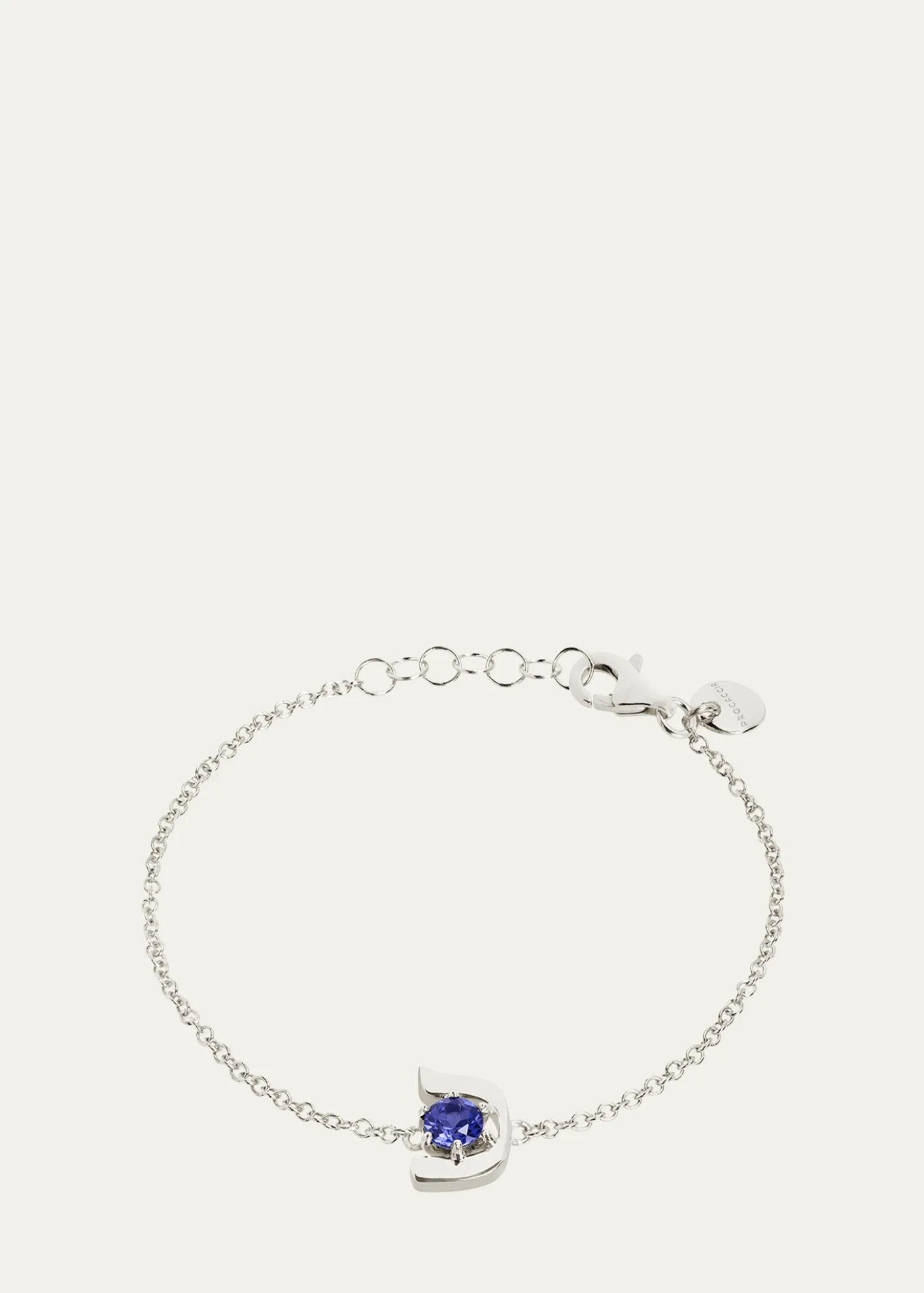 Procaccia Jewelry18K Gold Hebrew KHAF Initial Bracelet