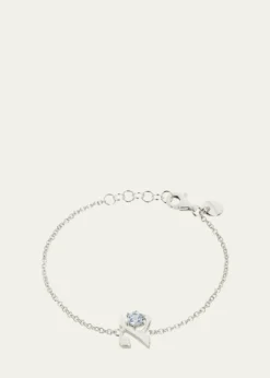 Procaccia Jewelry18K Gold Hebrew ALEF Initial Bracelet