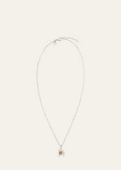 Procaccia Jewelry18K Gold Hebrew KHET Initial Necklace