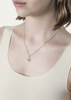 Procaccia Jewelry18K Gold Hebrew TAV Initial Necklace