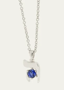 Procaccia Jewelry18K Gold Hebrew HEI Initial Necklace