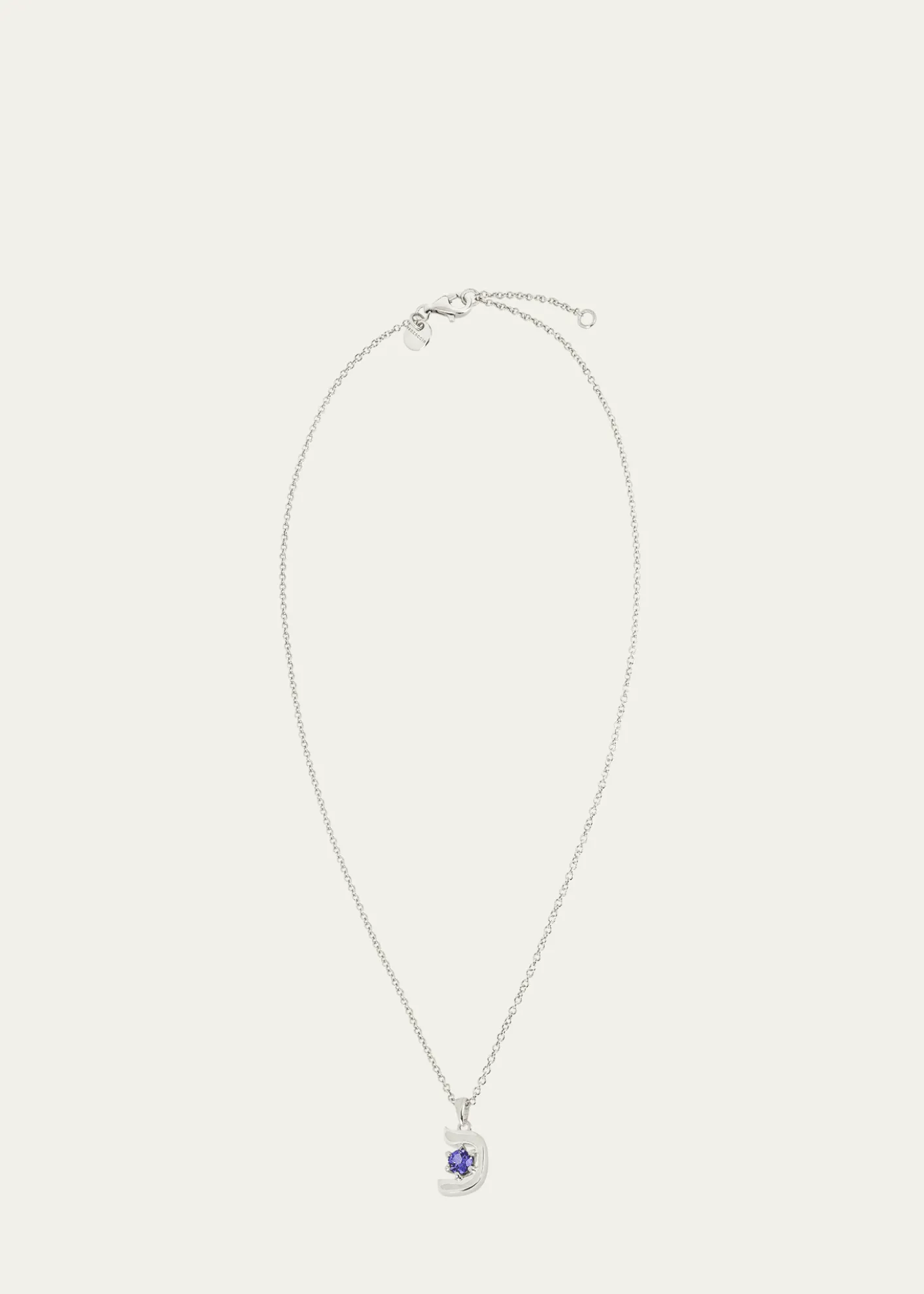 Procaccia Jewelry18K Gold Hebrew KHAF Initial Necklace